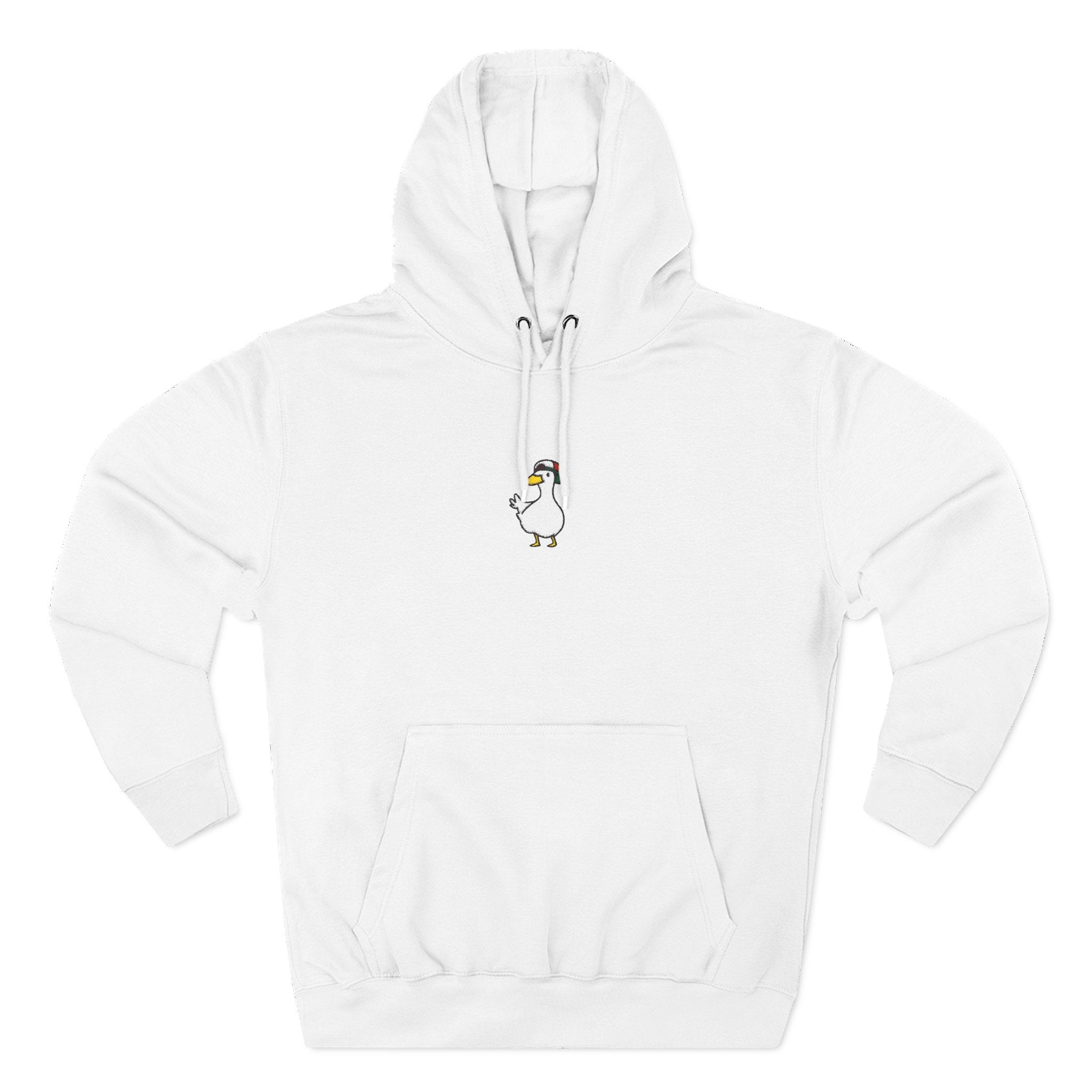 Embroidered Duck Hoodie